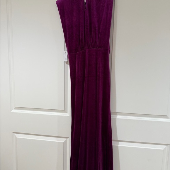 SAYLOR Purple Velvet Maxi Dress - Picture 7 of 7